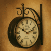 Vintage Double-Sided Wall Clock