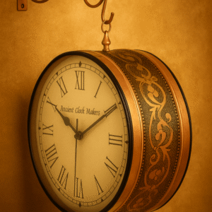 Vintage Metal Wall Clock