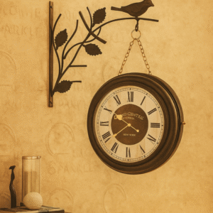 Vintage Double-Sided Wall Clock