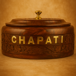 Sheesham Wooden Chapati Box