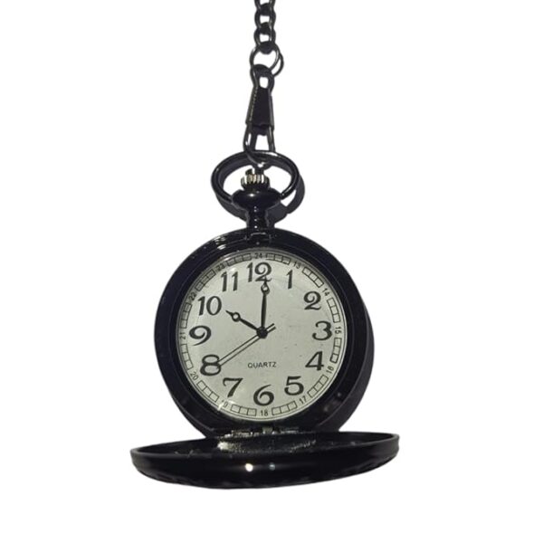 Antique Brass Pocket Watch Pendant with Chain – Vintage Analog Timepiece for Men