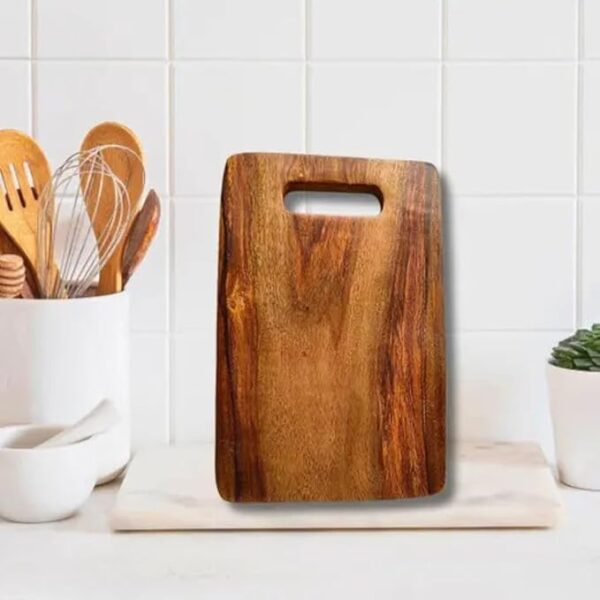 Handcrafted Sheesham wood chopping board for kitchen