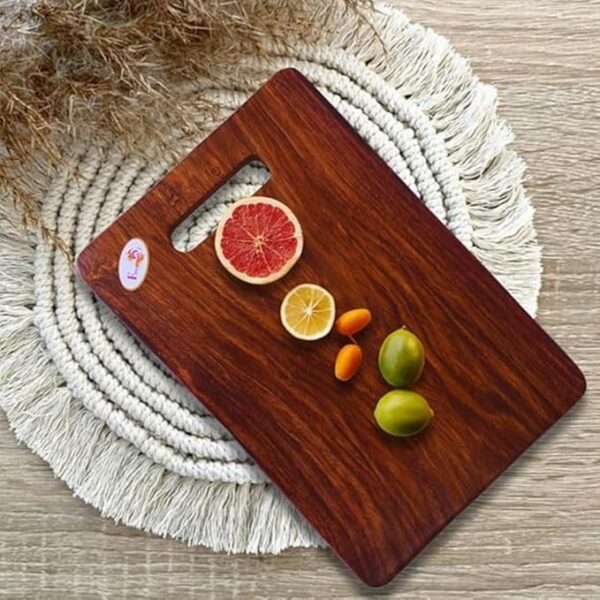 Handcrafted Sheesham wood chopping board for kitchen