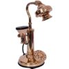 Vintage Brass Candlestick Telephone with Polished Antique Finish