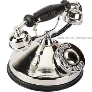 Vintage Decorative Dummy Landline Telephone – Retro Rotary Dial Antique Replica
