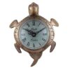 Vintage Brass Tortoise Wall Clock – Roman Numeral Antique Timepiece