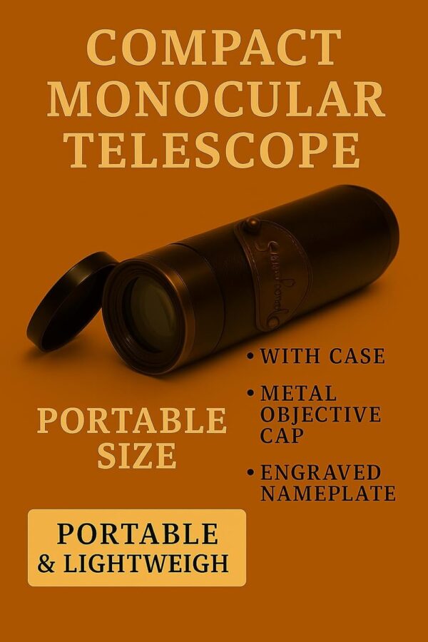 Burj Khalifa Brass Spyglass Telescope Vintage Pirate Scope