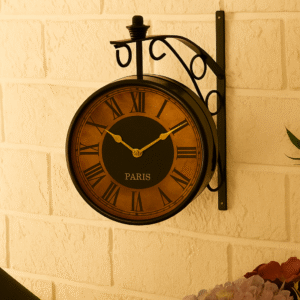 Vintage Double Sided Wall Clock