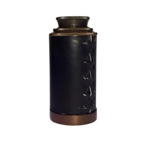 Foldable Vintage Brass Spyglass Telescope for Travel