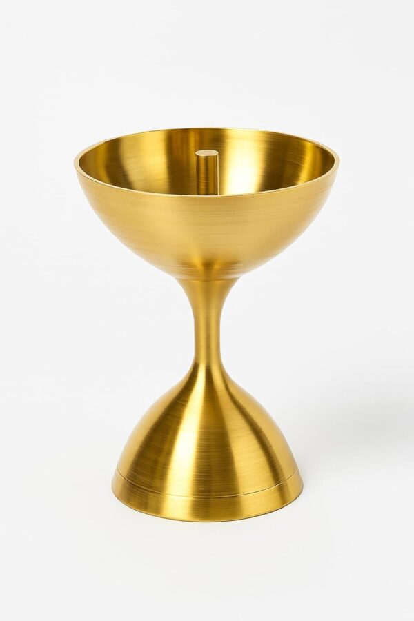 Handcrafted Brass Diya and Incense Burner for Home Mandir