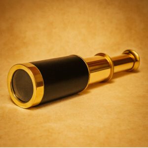 Vintage Brass Spyglass Telescope