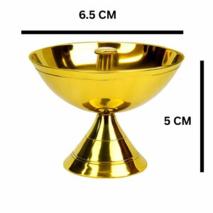 Pure Brass Akhand Diya used in home mandir