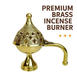 Brass Dhuna Loban Burner used in home mandir