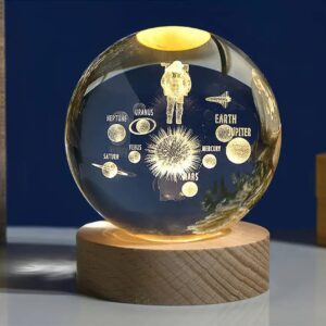 3D Crystal Astronaut Lamp night light