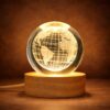 3D Crystal Globe Lamp