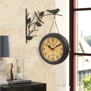 Vintage Double Sided Station Wall Clock
