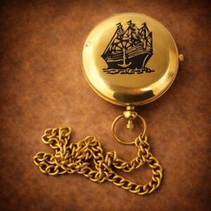 Brass Pocket Watch