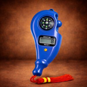 Prayer tally counter with compass and LCD display