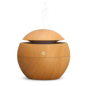 Wood Grain Mini Humidifier car portable use