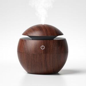 Wood Grain Mini Humidifier cool mist output