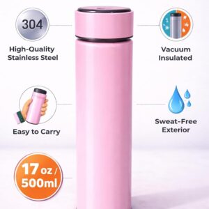 LED Smart Water Bottle hot and cold insulation use