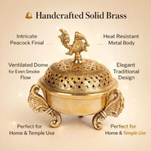 loban burner for puja havan sambrani incense use