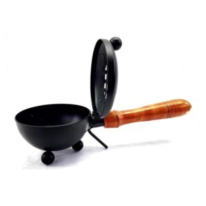iron loban burner used for puja and sambrani incense