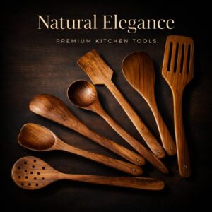 Eco Friendly Wooden Kitchen Tool Set
