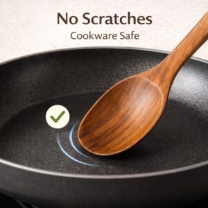 Natural Wooden Cooking Spoon & Spatula Set