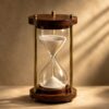 Vintage Wooden Hourglass