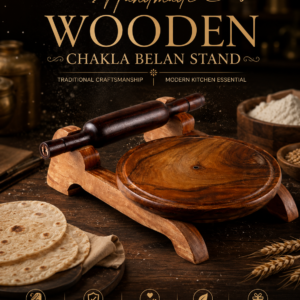 Wooden Chakla Belan Set