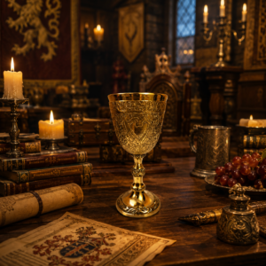 Vintage Brass Goblet